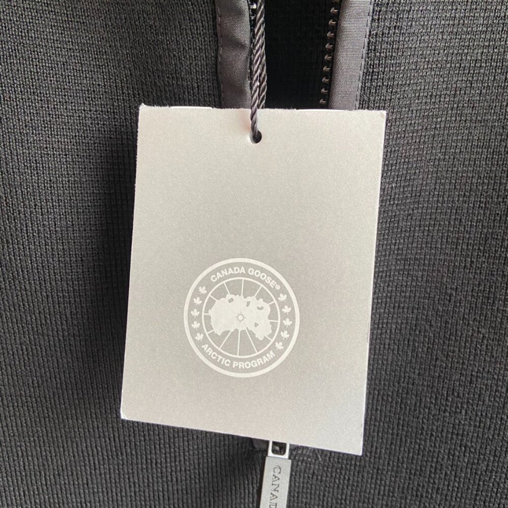 NWT Canada Goose Black Classic Stormont Quarter Zip Sweater - Picture 6 of 11